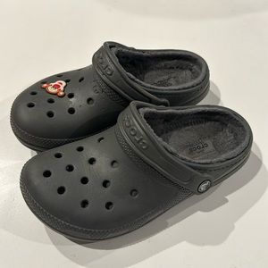 Gray slipper crocs
